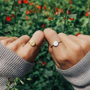 Pura vida Compass Gold Ring